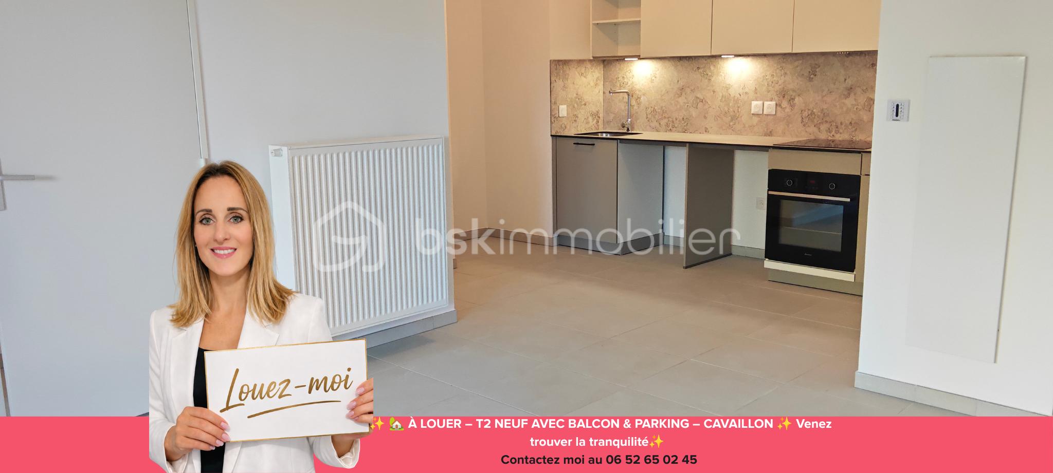 À LOUER – T2 NEUF AVEC BALCON & PARKING – CAVAILLON !.png