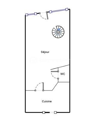 Immeuble mixte de 140 m² - plan local 1.jpg