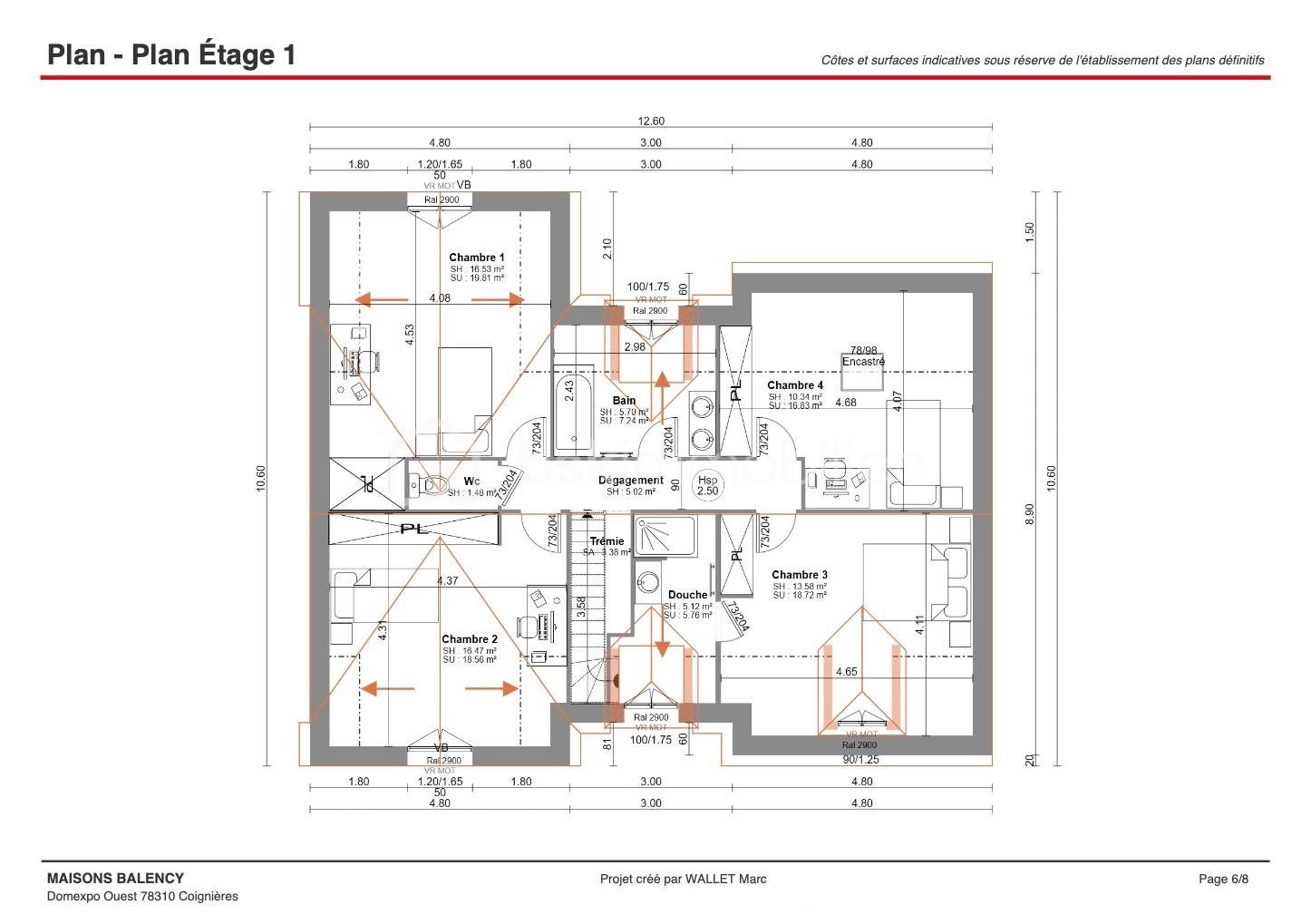 Terrain de 1 440 m² - Lot 2 - Maison Balency - 1ER ETAGE~2.png