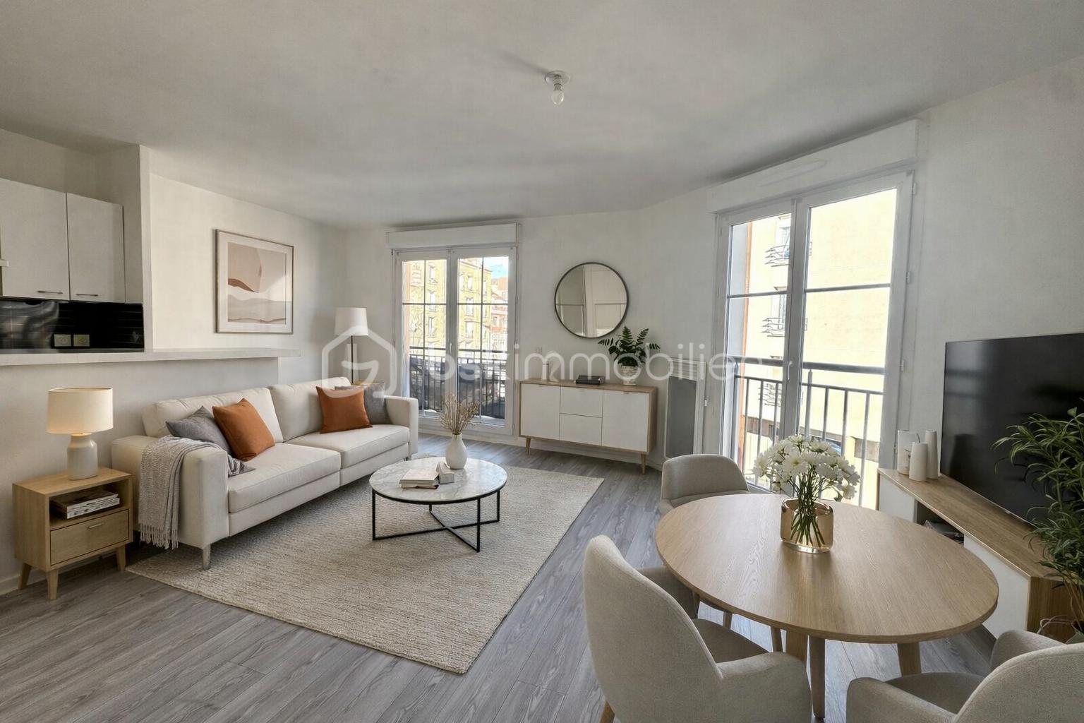 Appartement de 43,26 m² - Salon moderne avec vue urbaine.png