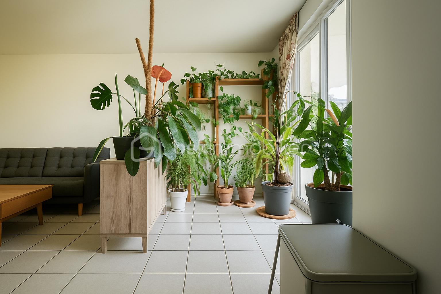 Appartement de 68 m² - A_photograph_showcases_a_living_room_with_a_collec.png
