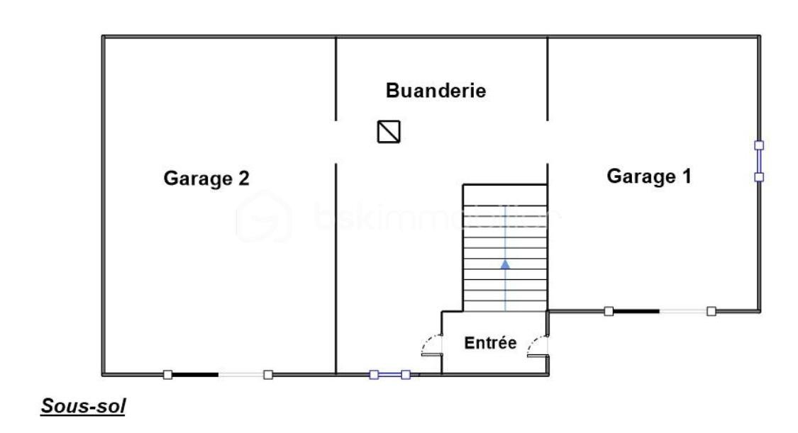 Maison de ville de 65 m² - plan sous-sol .png