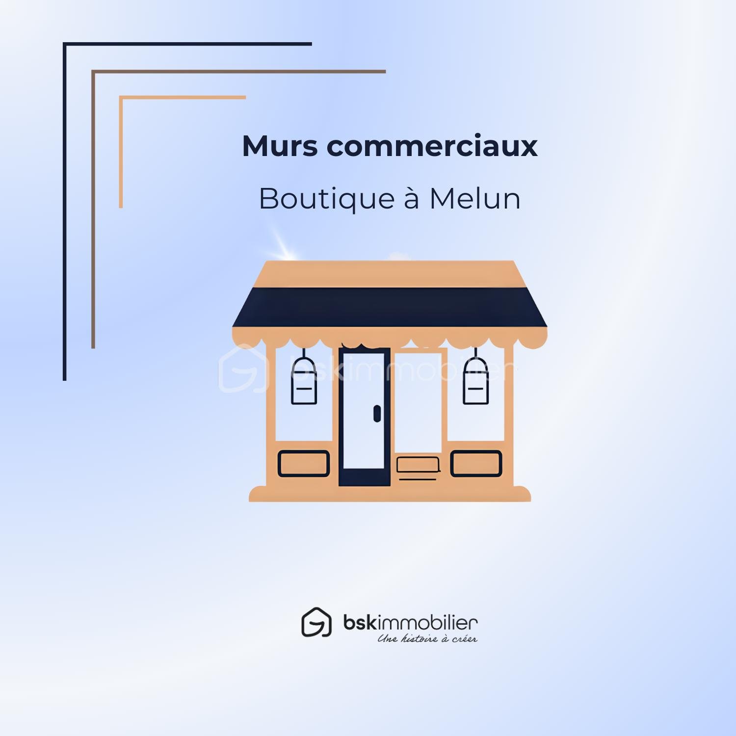 Boutique de 50 m²