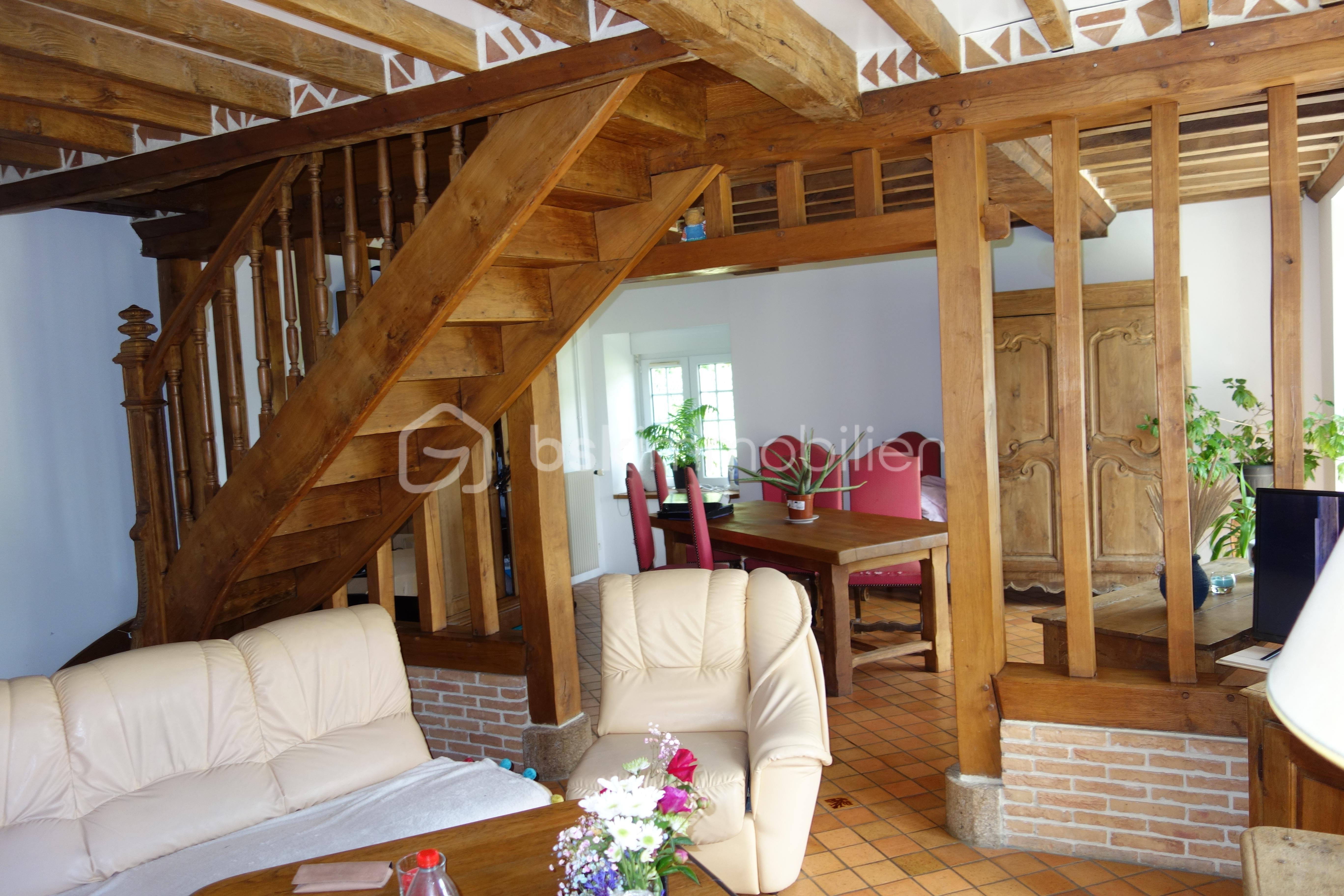 Maison longere de 162 m² - BAZIN SALON ET SALLE.JPG