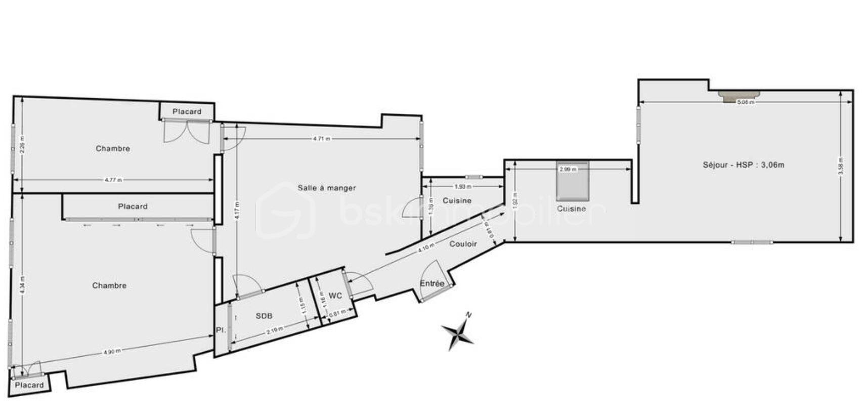 Appartement de 80 m² - plan rue de montmartre.jpg