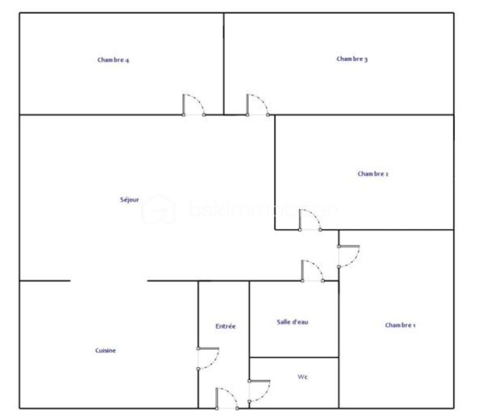 Appartement de 75 m² - Plan Appartement 26 Rue de Bretagne 94000.png