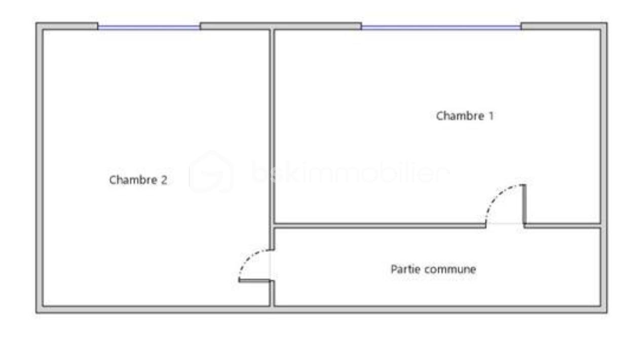 Chambre de service de 14 m² - CROQUIS DES DEUX CHAMBRES ET PARTIE COMMUNE.png