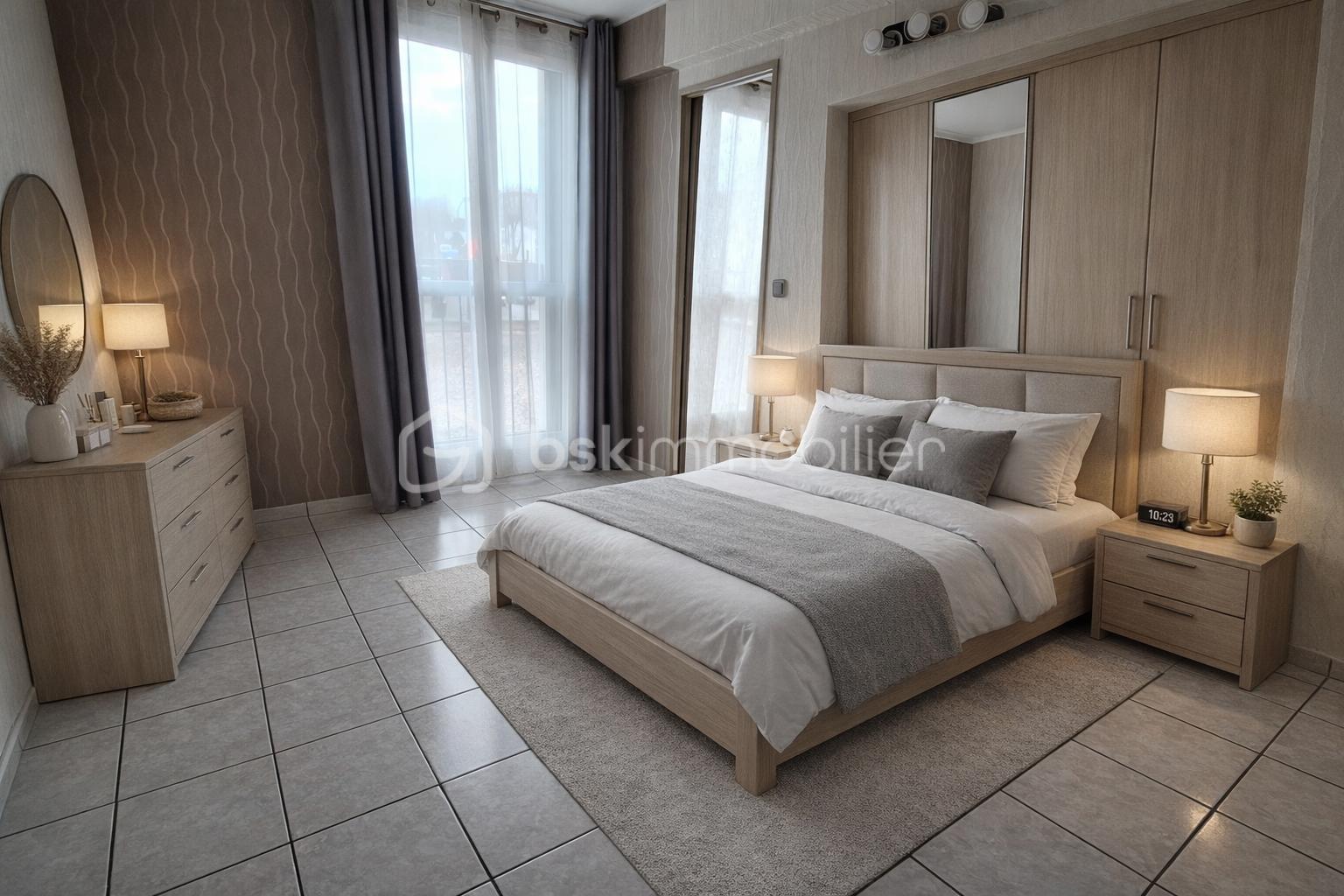 Chambre moderne et lumineuse avec lit double.png