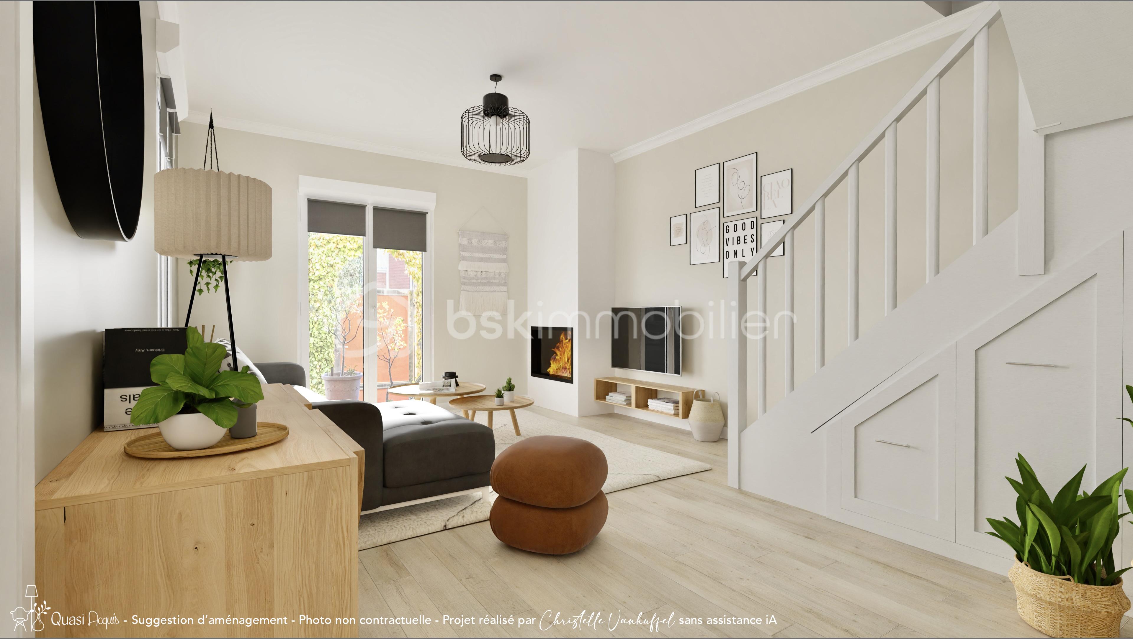 Maison de ville de 90 m² - 3-Projection Salon SEULE.jpg