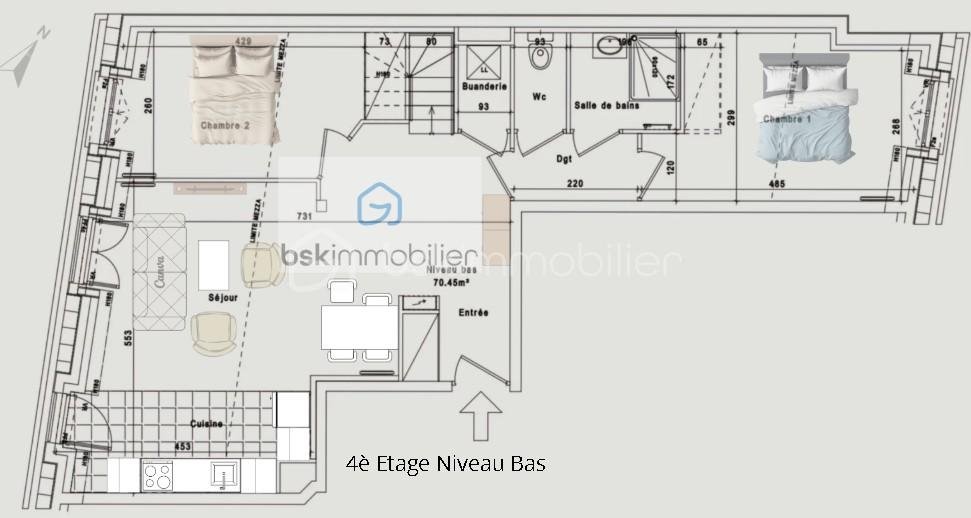 Duplex de 89,90 m² - 9a.4è Etage Niveau bas-ok++++.jpg