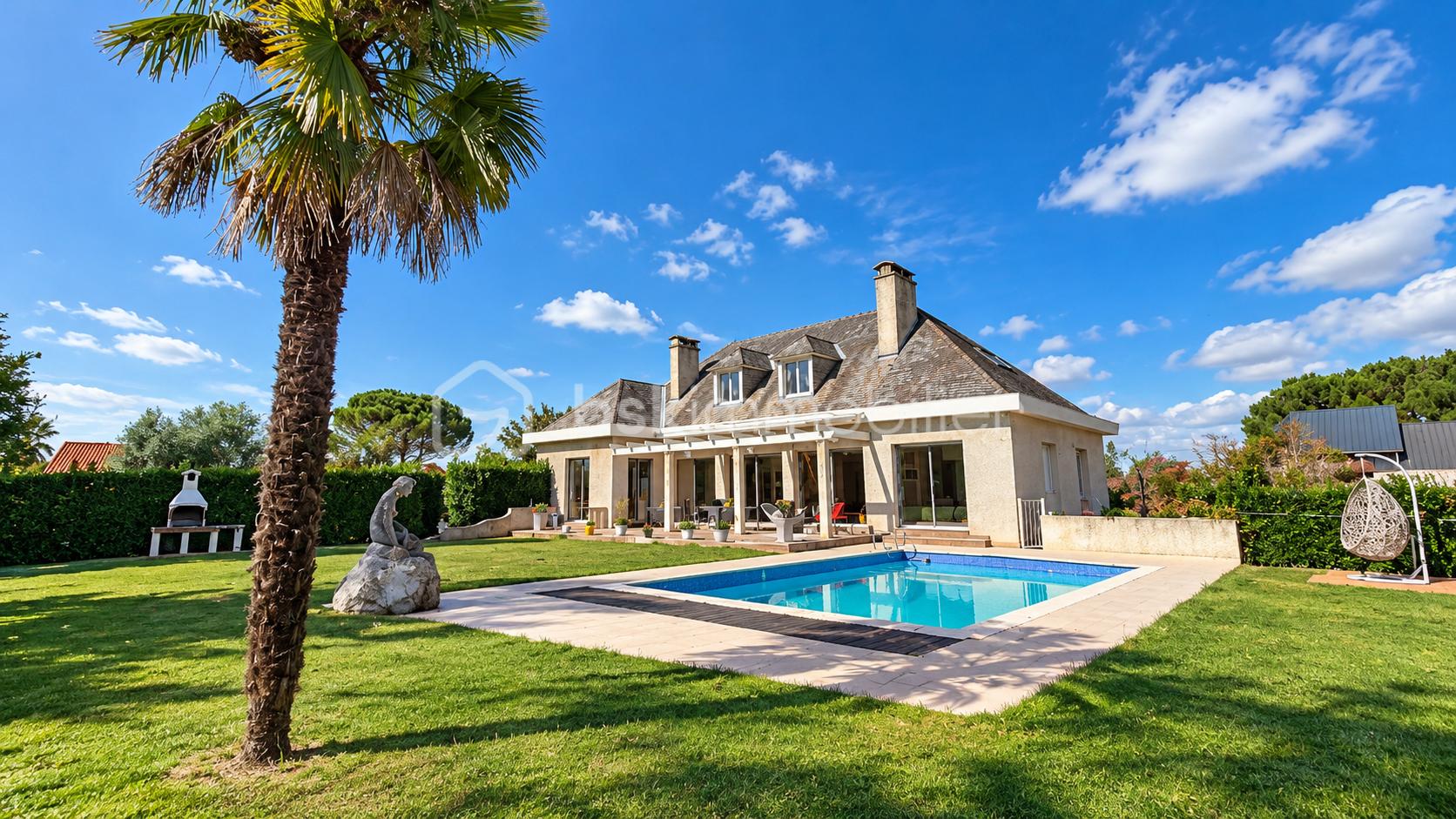 Maison de campagne avec piscine et palmier.png