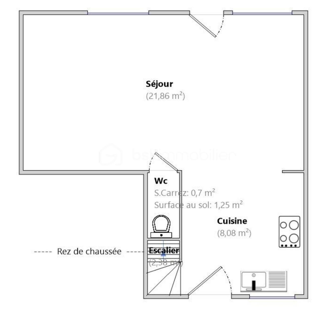 Maison de ville de 61,47 m² - rdc.png